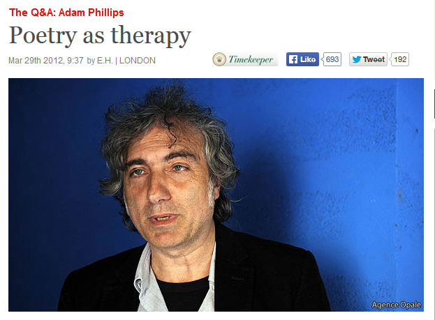 Adam Phillips Poetry